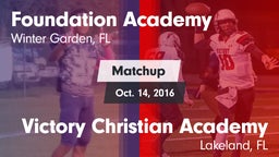 Matchup: Foundation Academy vs. Victory Christian Academy 2016