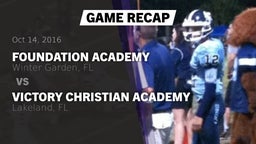 Recap: Foundation Academy  vs. Victory Christian Academy 2016