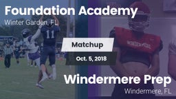 Matchup: Foundation Academy vs. Windermere Prep  2018
