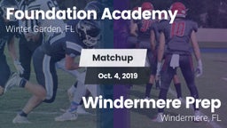 Matchup: Foundation Academy vs. Windermere Prep  2019