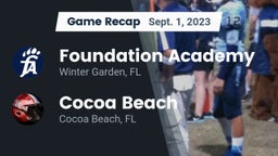 Recap: Foundation Academy  vs. Cocoa Beach  2023