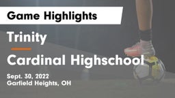 Trinity  vs Cardinal Highschool Game Highlights - Sept. 30, 2022