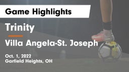 Trinity  vs Villa Angela-St. Joseph  Game Highlights - Oct. 1, 2022