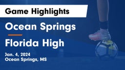 Ocean Springs  vs Florida High Game Highlights - Jan. 4, 2024