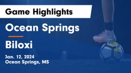 Ocean Springs  vs Biloxi Game Highlights - Jan. 12, 2024