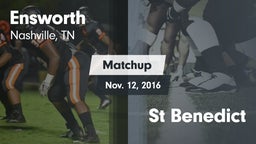 Matchup: Ensworth  vs. St Benedict 2016