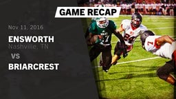 Recap: Ensworth  vs. Briarcrest 2016