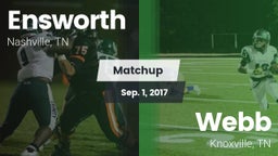 Matchup: Ensworth  vs. Webb  2017