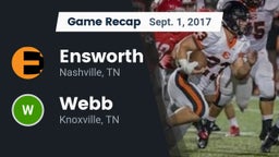 Recap: Ensworth  vs. Webb  2017