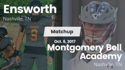 Matchup: Ensworth  vs. Montgomery Bell Academy 2017