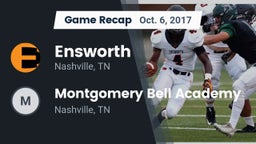 Recap: Ensworth  vs. Montgomery Bell Academy 2017