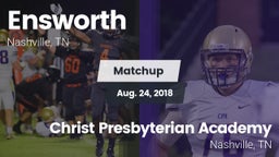 Matchup: Ensworth  vs. Christ Presbyterian Academy 2018