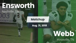 Matchup: Ensworth  vs. Webb  2018