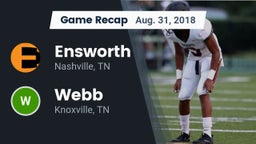 Recap: Ensworth  vs. Webb  2018
