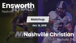 Matchup: Ensworth  vs. Nashville Christian  2018
