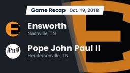 Recap: Ensworth  vs. Pope John Paul II  2018