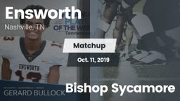 Matchup: Ensworth  vs. Bishop Sycamore 2019
