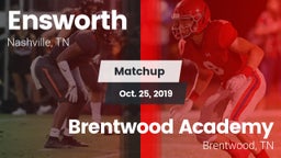 Matchup: Ensworth  vs. Brentwood Academy  2019