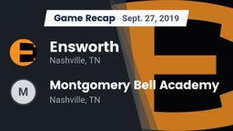 Recap: Ensworth  vs. Montgomery Bell Academy 2019