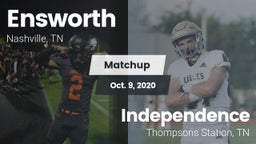 Matchup: Ensworth  vs. Independence  2020