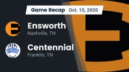 Recap: Ensworth  vs. Centennial  2020