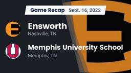 Recap: Ensworth  vs. Memphis University School 2022