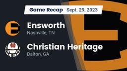 Recap: Ensworth  vs. Christian Heritage  2023