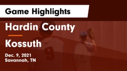 Hardin County  vs Kossuth  Game Highlights - Dec. 9, 2021