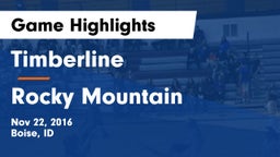 Timberline  vs Rocky Mountain  Game Highlights - Nov 22, 2016