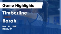 Timberline  vs Borah  Game Highlights - Dec. 11, 2018