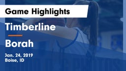 Timberline  vs Borah  Game Highlights - Jan. 24, 2019
