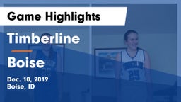 Timberline  vs Boise  Game Highlights - Dec. 10, 2019