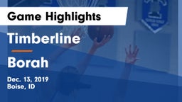 Timberline  vs Borah  Game Highlights - Dec. 13, 2019