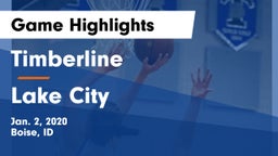 Timberline  vs Lake City  Game Highlights - Jan. 2, 2020