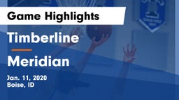 Timberline  vs Meridian  Game Highlights - Jan. 11, 2020