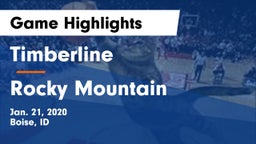 Timberline  vs Rocky Mountain  Game Highlights - Jan. 21, 2020