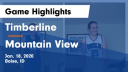 Timberline  vs Mountain View  Game Highlights - Jan. 18, 2020