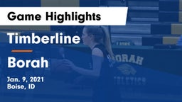 Timberline  vs Borah  Game Highlights - Jan. 9, 2021