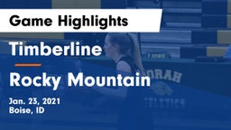 Timberline  vs Rocky Mountain  Game Highlights - Jan. 23, 2021