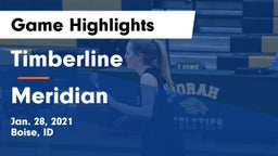 Timberline  vs Meridian  Game Highlights - Jan. 28, 2021