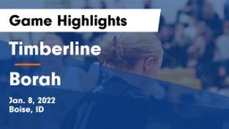 Timberline  vs Borah  Game Highlights - Jan. 8, 2022