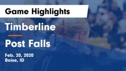 Timberline  vs Post Falls  Game Highlights - Feb. 20, 2020