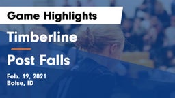 Timberline  vs Post Falls  Game Highlights - Feb. 19, 2021