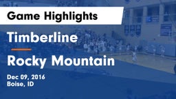 Timberline  vs Rocky Mountain  Game Highlights - Dec 09, 2016