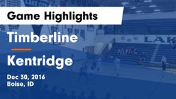 Timberline  vs Kentridge  Game Highlights - Dec 30, 2016