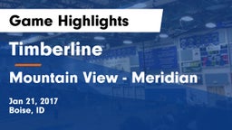 Timberline  vs Mountain View - Meridian Game Highlights - Jan 21, 2017