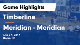 Timberline  vs Meridian  - Meridian Game Highlights - Jan 27, 2017