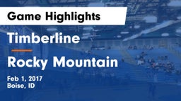 Timberline  vs Rocky Mountain  Game Highlights - Feb 1, 2017