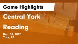 Central York  vs Reading  Game Highlights - Dec. 18, 2017