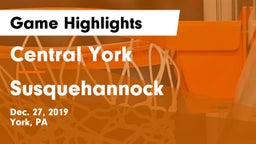 Central York  vs Susquehannock  Game Highlights - Dec. 27, 2019